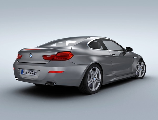 bmw car 3ds - BMW 6 Series Coupe (2012) by Swan3DStudios